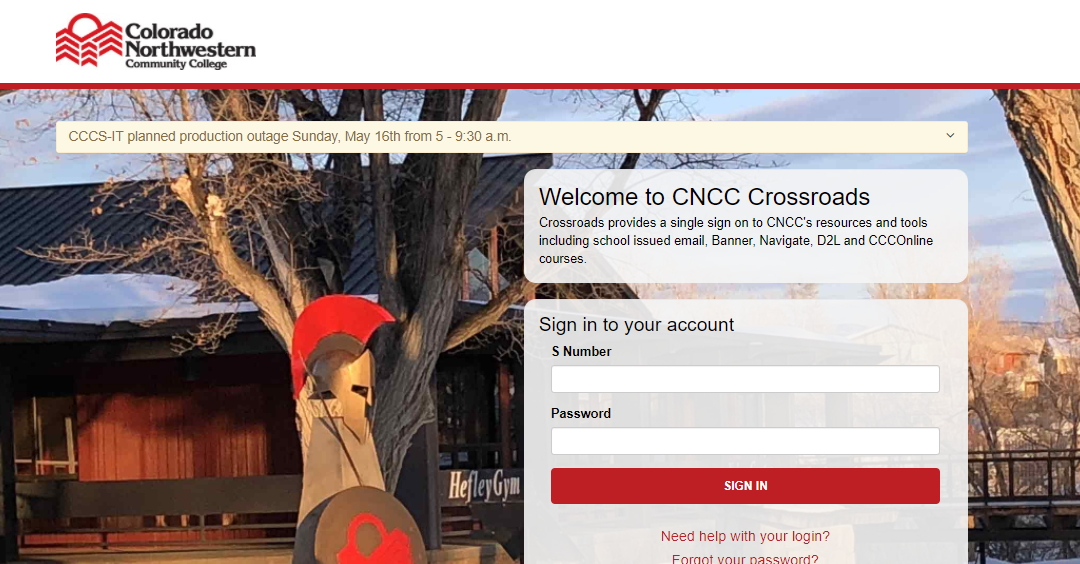 cncc crossroads login